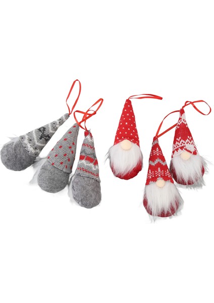 6 Adet Noel Gnome Santa Süsler Pamuk Benzersiz Santa Askı Süsleri Noel Ağacı Için Tatil Şömine (Yurt Dışından) indirimleri