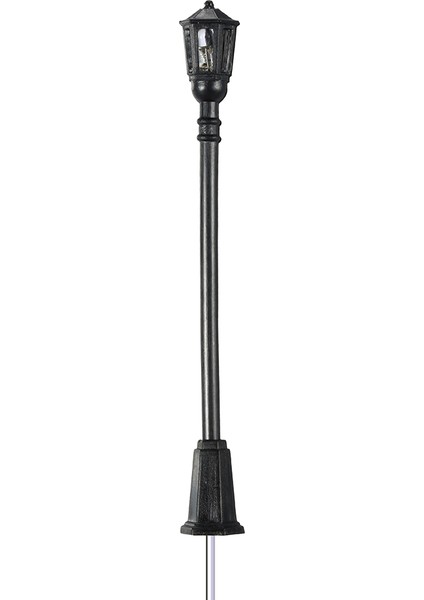20 Adet Metal Park Avlu Fenerler Sokak Lambası Model Yapımı Altıgen Tek Kafa LED Işıkları Lamba Direği Modeli Sokak Aydınlatma 3V Dc (Yurt Dışından)