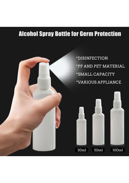 Pp Dez Sprey Şişesi Alkol Taşınabilir Küçük Boyutlu Kullanışlı ve Sağlık Için Fayda 30ML/50ML/100ML (Yurt Dışından) fırsatları