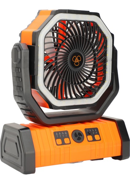 Işık ve Uzaktan Kumandalı Taşınabilir Kamp Fanı Çift Kanca Plastik Sessiz Şarj Edilebilir Pille Çalışan USB Masa Fanı Seyahat Rv Için Açık Çadır Fanı Turuncu 10000MA (Yurt Dışından) modelleri
