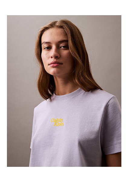 Ss Flocked Logo Cn Tee
