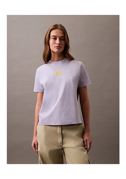 Ss Flocked Logo Cn Tee