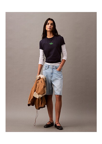 Ss Flocked Logo Cn Tee