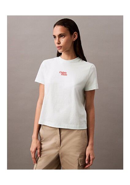 Ss Flocked Logo Cn Tee fiyatları