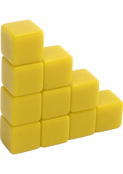 30 Adet 16MM Zar Seti Altı Kenarlı Boş Zar Üzerine Yazma Küp Oyunu Matematik Öğretim Eğitimi Sarı (Yurt Dışından) fiyatları