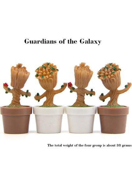 Guardians Galaxy - Groot Tahsil Şekil Saksı Film Hayranları Hediye (Yurt Dışından) modelleri