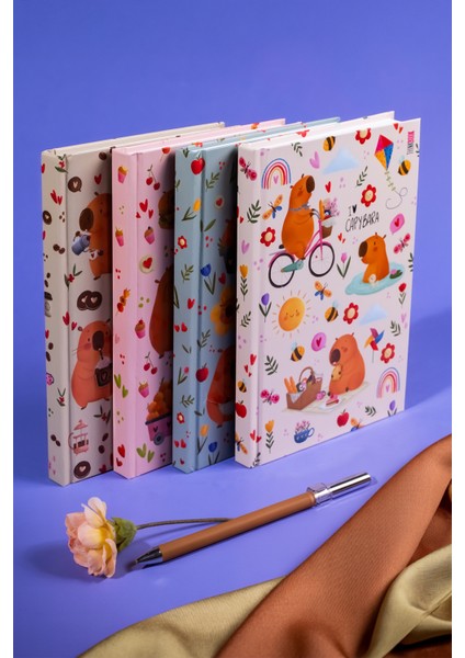 Capybara Pasta Sert Kapaklı Defter 14X20 indirimleri