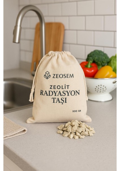 Zeosem Zeolit Radyasyon ve Koku Giderici Nem Alıcı Taş 500 gr modelleri