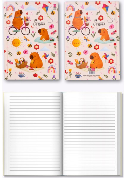 Capybara Piknik Sert Kapaklı Defter 14X20 fırsatları