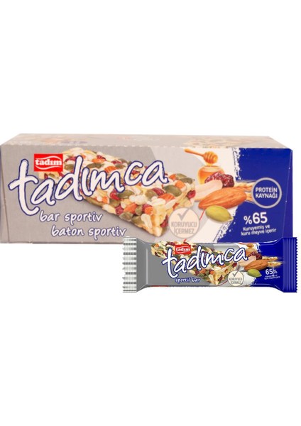Tadımca Sportif Bar 30 gr x 20 Adet