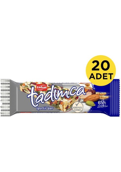 Tadımca Sportif Bar 30 gr x 20 Adet