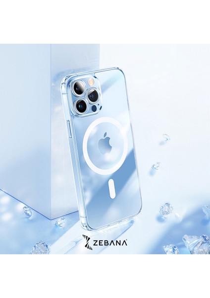 Şeffaf Magsafe Silikon Kılıf (Kablosuz Şarj Destekli)