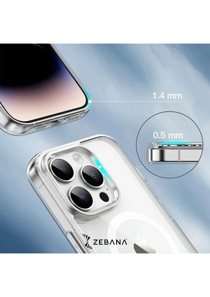 Şeffaf Magsafe Silikon Kılıf (Kablosuz Şarj Destekli)