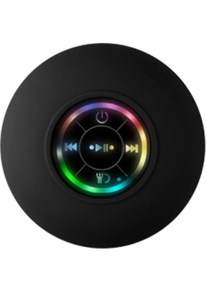 Su Geçirmez Mini Bluetooth Hoparlör Duş Subwoofer Eller Serbest Hoparlör Vantuzlu Mikrofon Banyo Havuz Plaj Araba Telefonu Için (Yurt Dışından)