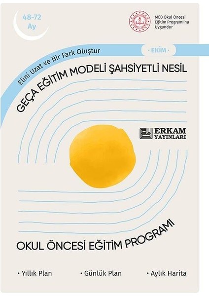 Geça Eğitim Modeli Şahsiyetli Nesil - Okul Öncesi Eğitim Programı (48-72 Ay) fırsatları