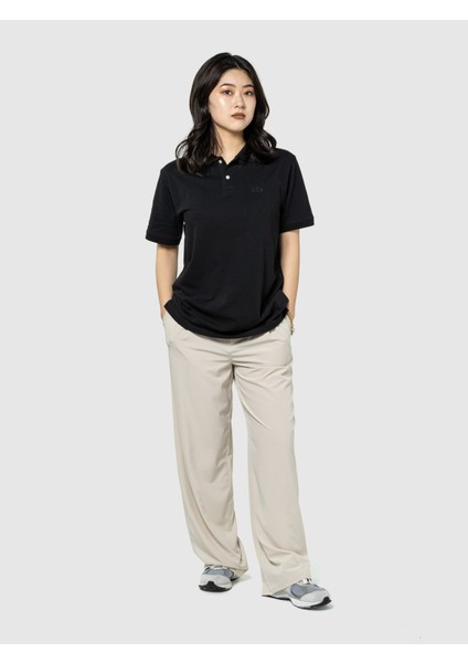 Erkek Siyah Gap Logo Piqué Polo Yaka T-Shirt