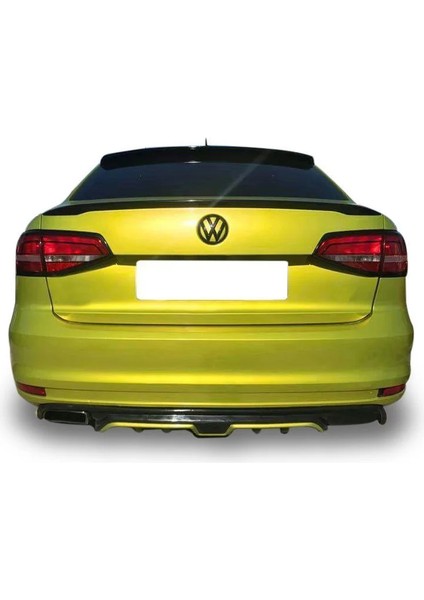 Volkswagen Jetta Makyajlı 2014 - Sonrası Custom Difüzör (Plastik)(Boyasız)