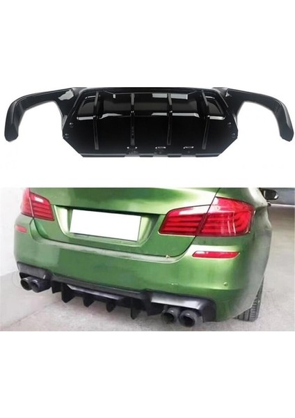 Bmw F10 M Tech (2010-2017) M5 Competition Arka Tampon - Difüzör (Plastik)(Boyasız)