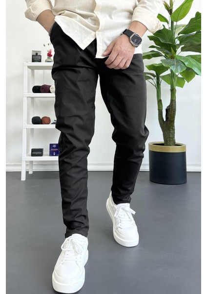 Erkek Dar Paça Jogger Pantolon Siyah EDW384 fiyatları
