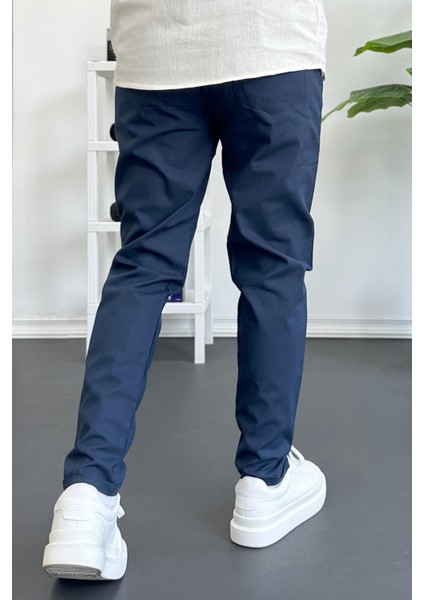 Erkek Dar Paça Jogger Pantolon Lacivert EDW384 modelleri