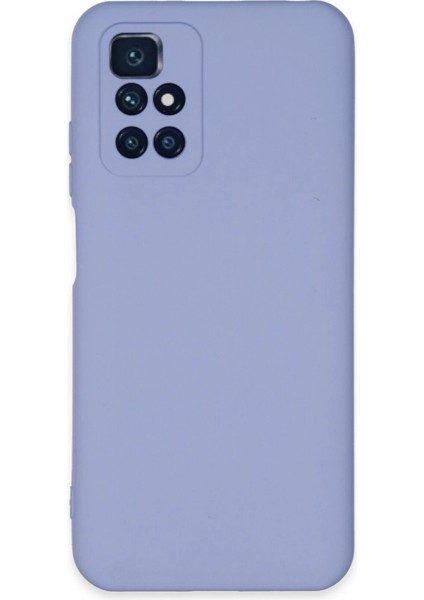 Xiaomi Redmi 10 2022 Kılıf Nano Içi Kadife Silikon - Lila Zrnet