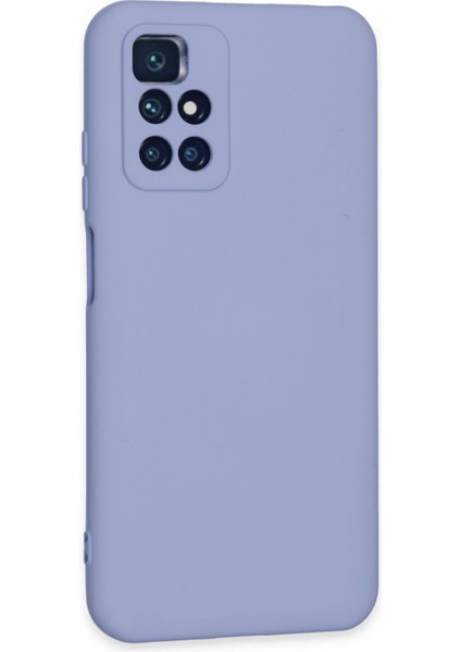 Xiaomi Redmi 10 2022 Kılıf Nano Içi Kadife Silikon - Lila Zrnet