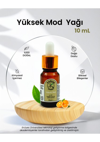 Aromaterapi-Sinerji Doğal Cam Damlalıklı Yüksek Mod Buhurdanlık Difüzör 10ml