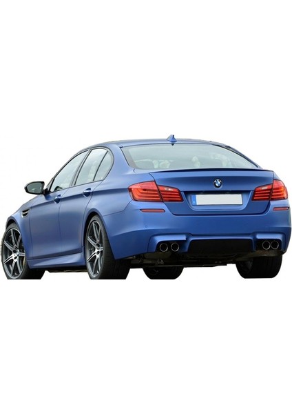 Bmw 5 Serisi F10 (2010 - 2014) M5 Arka Tampon Eki - Difüzör (Plastik)(Boyasız)