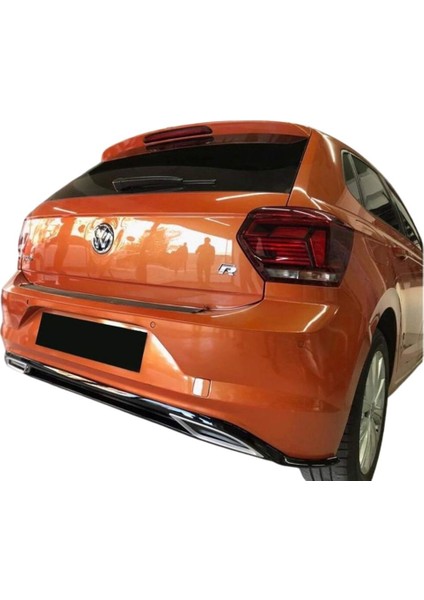 Volkswagen Polo 2017+ R Line Egzoz Görünümlü Difüzör (Plastik)(Boyasız)