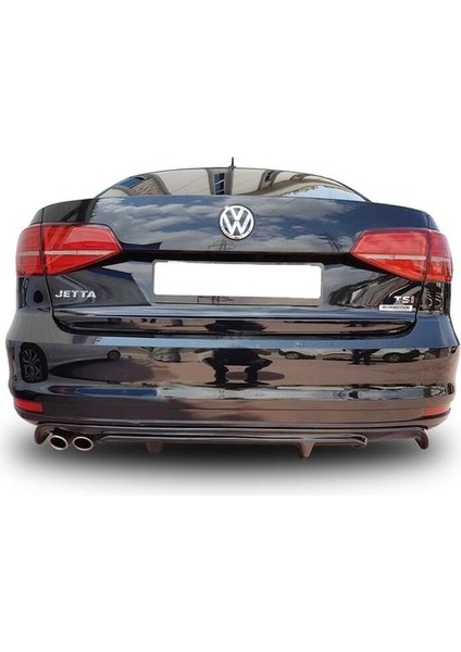 Volkswagen Jetta Makyajlı Kasa 2014 - Sonrası R Difüzör (Plastik)(Boyasız)