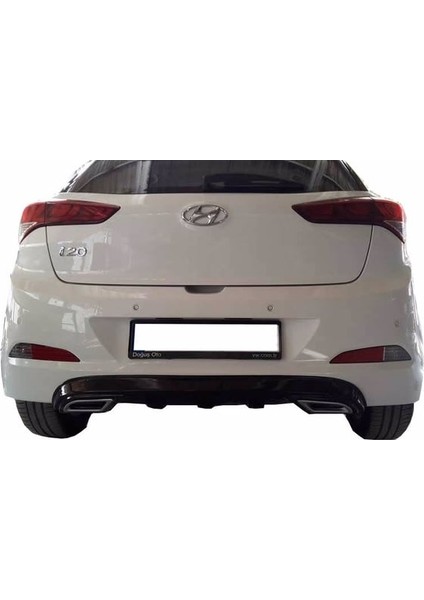 Hyundai I20 Egzoz Görünüm Difüzör (Plastik)(Boyasız)