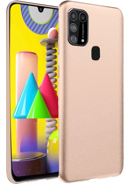 Samsung Galaxy M31 Kılıf Nano Içi Kadife Silikon - Pudra Zrnet fiyatları