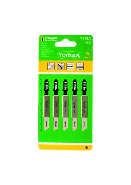 Metal 5 Parça Dekobaj Bıçak Dekupaj (4172)