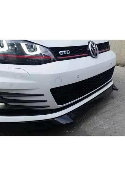 Volkswagen Golf 7 R-Line Ön Lip (Plastik)(Boyasız)