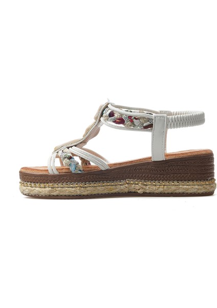 Kadın Taş Detaylı Günlük Sandalet 25Y 25Y171 Z fiyatları