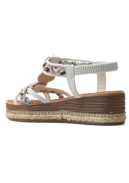 Kadın Taş Detaylı Günlük Sandalet 25Y 25Y171 Z modelleri