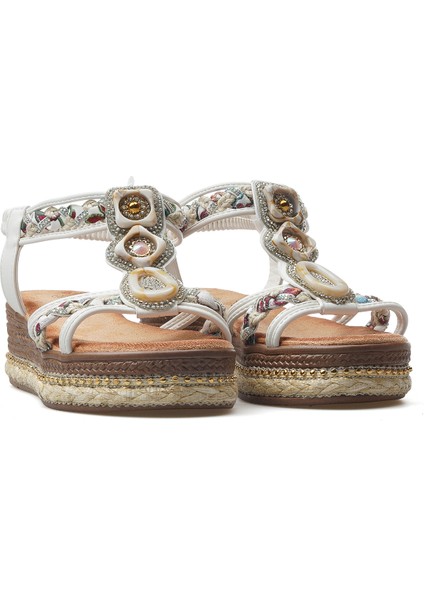 Kadın Taş Detaylı Günlük Sandalet 25Y 25Y171 Z indirimleri