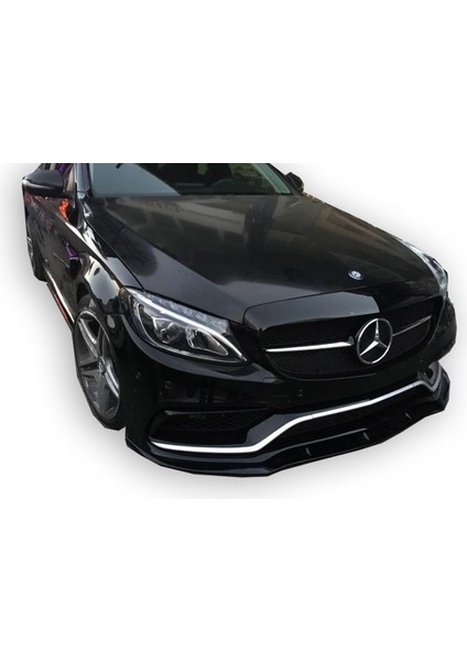 C Serisi W205 2015 Sonrası C63 Ön Lip (Plastik)(Boyasız)