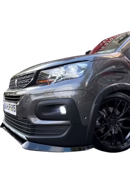 Peugeot Rifter 2023-2024 Ön Lip (Plastik) (Boyasız)