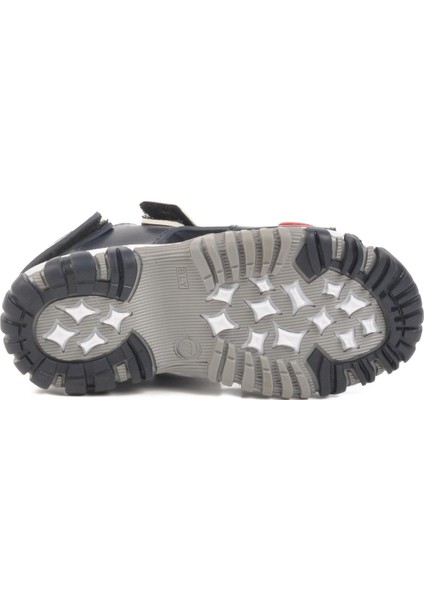 Lacivert Kırmızı Cırtlı Erkek Çocuk Sandalet indirimleri