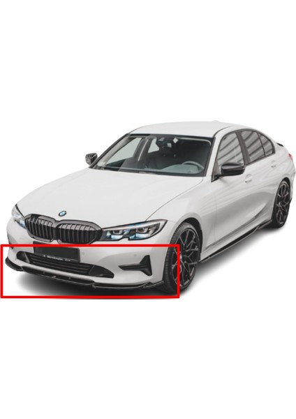 Bmw 3 Series G20 (2019 - 2021) Maxton Style Ön Lip (Plastik)(Boyasız)