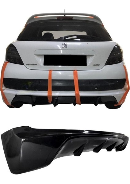 Peugeot 207 Arka Ek (Plastik)(Boyasız)
