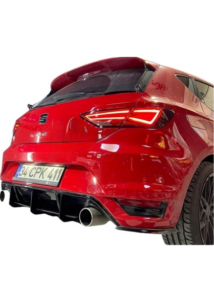 Seat Leon Mk3 Aero Tampon Orta Flapları (Plastik)(Boyasız)