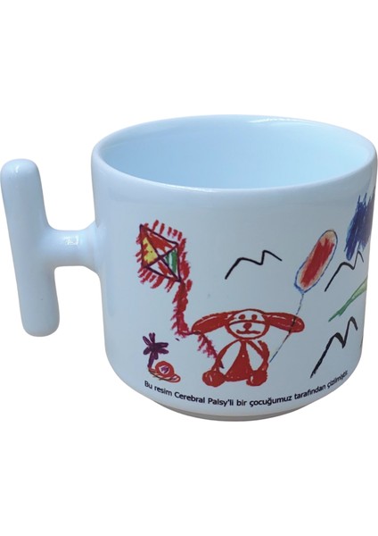 Çocuk Çizimli Özel Tasarım Kupa – Uçurtma