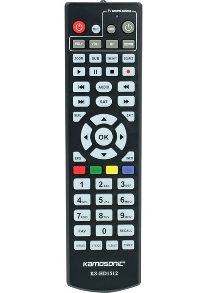 Kamosonıc KS-HD1512 Uydu Akıllı Kumanda (4172)