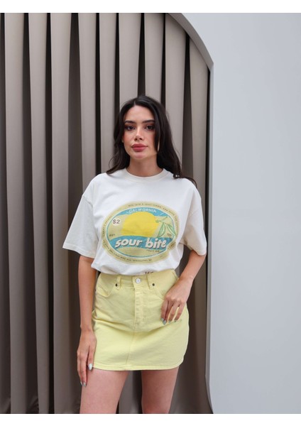 Juıcy Lemon Baskı T-Shirt