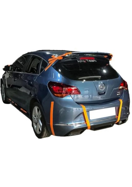 Opel Astra J Hb Makyajlı Egzoz Görünümlü Arka Ek (Plastik)(Boyasız)