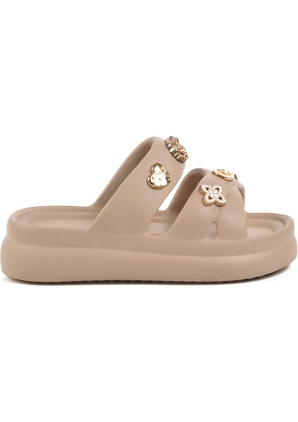 Kum Eva Kadın Düz Terlik