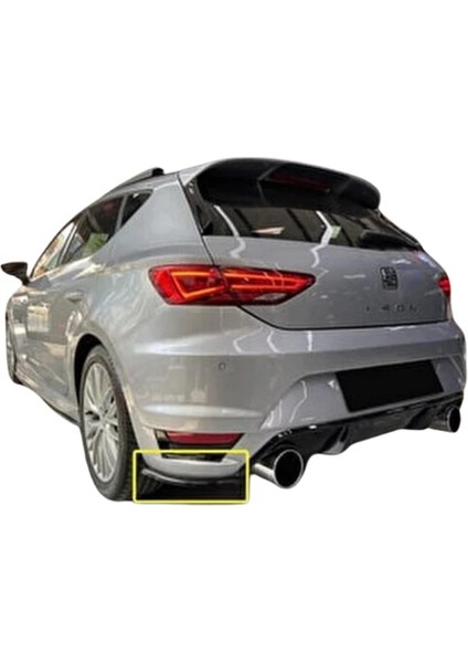 Seat Leon Mk3 Aero Tampon Sağ - Sol Flapları (Plastik)(Boyasız)