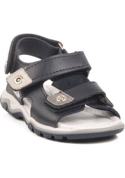 Lacivert Kırmızı Cırtlı Erkek Çocuk Spor Sandalet modelleri